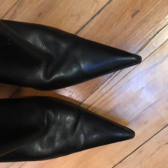 Sz 7 leather boots - Picture 5 of 7